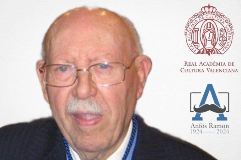 Invitació de la RACV a la celebració del Dia de la Llengua Valenciana, dedicat a Anfós Ramon