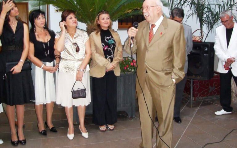 Fotografia d'Anfós Ramon en la Falla l'Albufera de Catarroja
