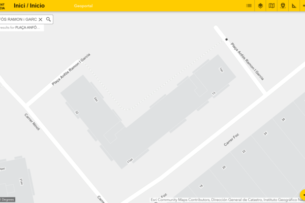 El pròxim dissabte s’inaugurarà la Plaça d’Anfós Ramon en Valéncia Plaça d'Anfós Ramon i Garcia en el Geoportal de l'Ajuntament de Valéncia