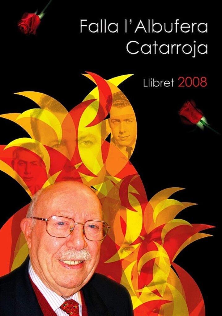 Portada del llibret de la Falla l'Albufera de Catarroja 2008, dedicada a Anfós Ramon