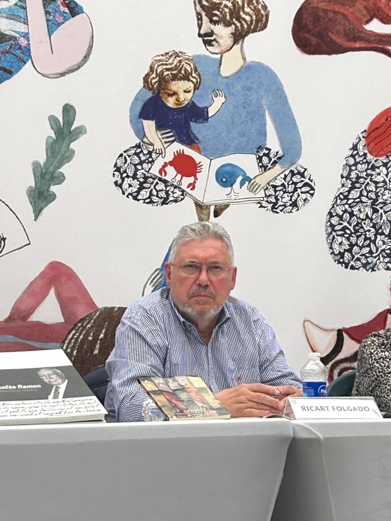 Ricart Folgado, participant en l'homenage a Anfós Ramon en la Fira del Llibre de Valéncia 2024